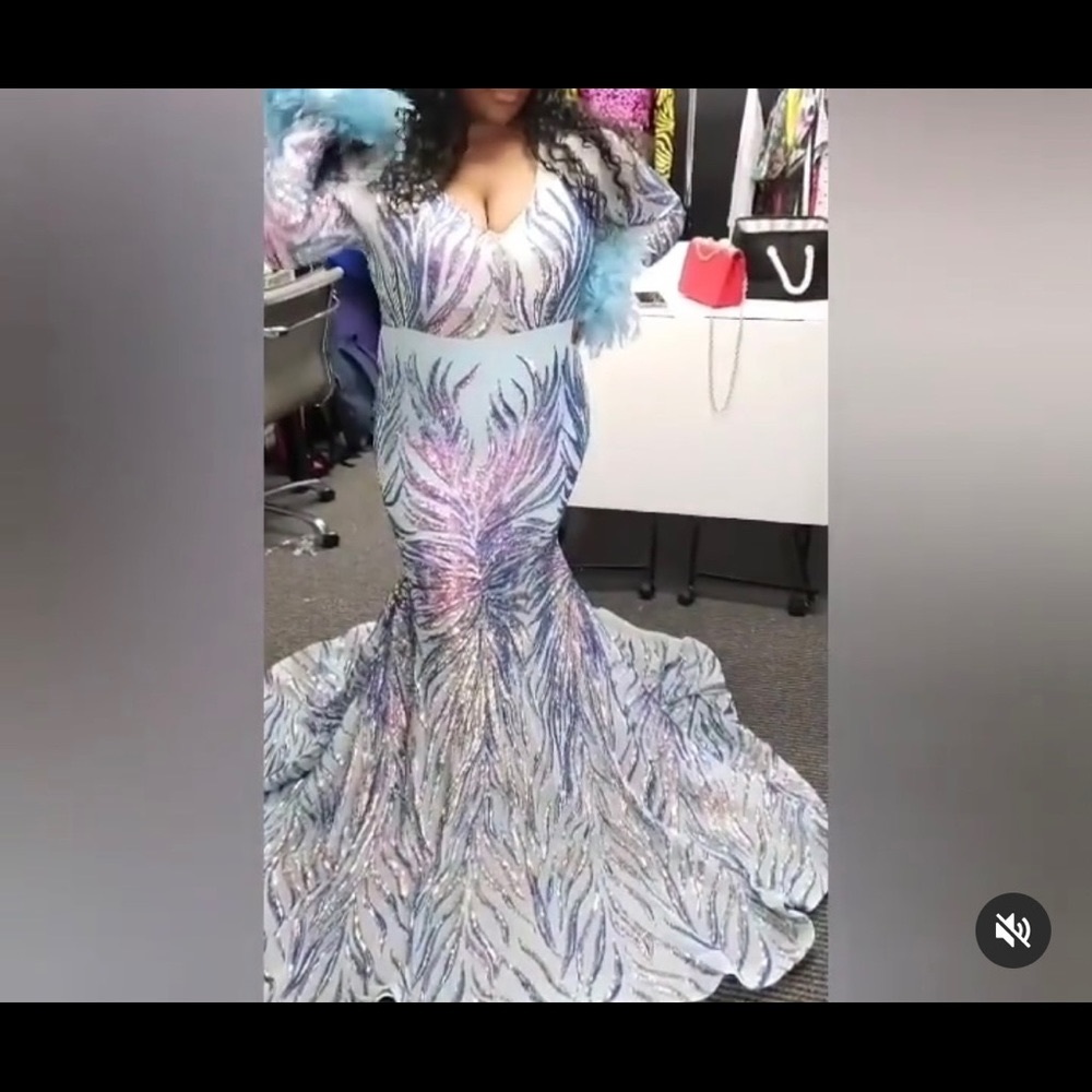 Custom made prom dress size 12-14